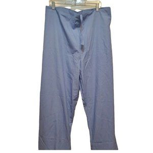 𝅺ams 5X Drawstring Ceil Blue Scrub Pants Women skuA